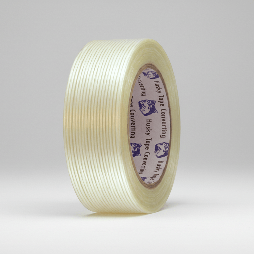 Roll of Husky single weave filament tape 36mm wide Roll of Husky single weave filament tape 36mm wide