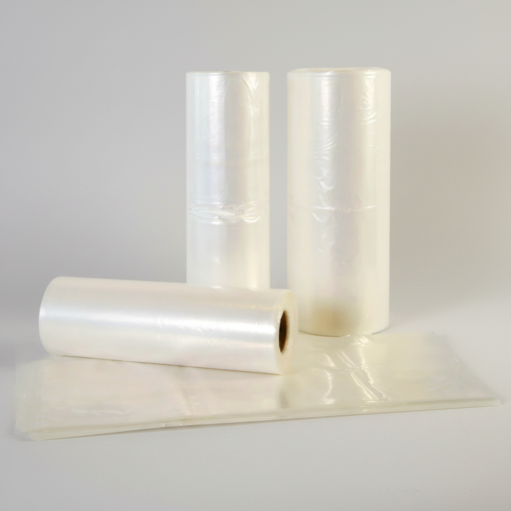Clear LDPE Bale Frame Bags bag, 700/610mm x 1800mm - 40um