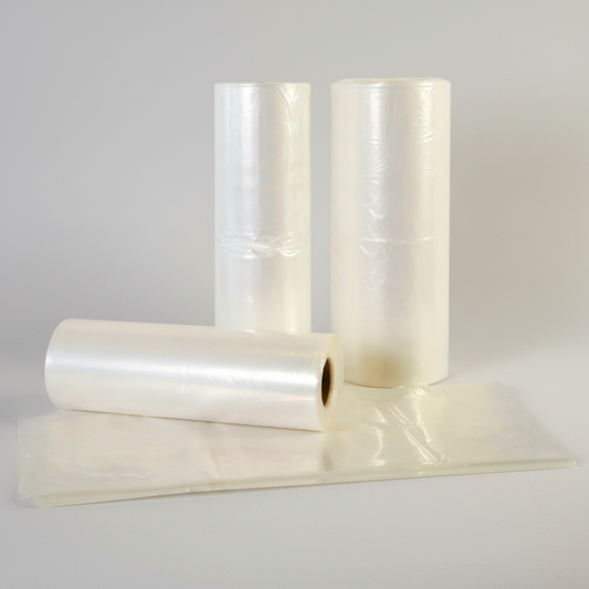Clear LDPE Bale Frame Bags bag, 700/610mm x 1800mm - 40um