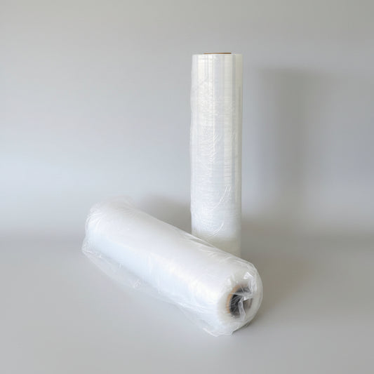Clear hand stretch-wrap rolls