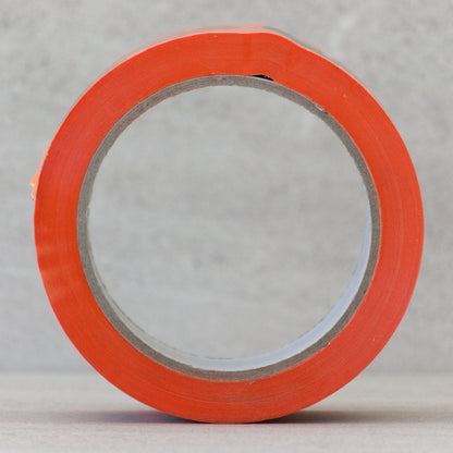 Orange PVC Fragile tape roll