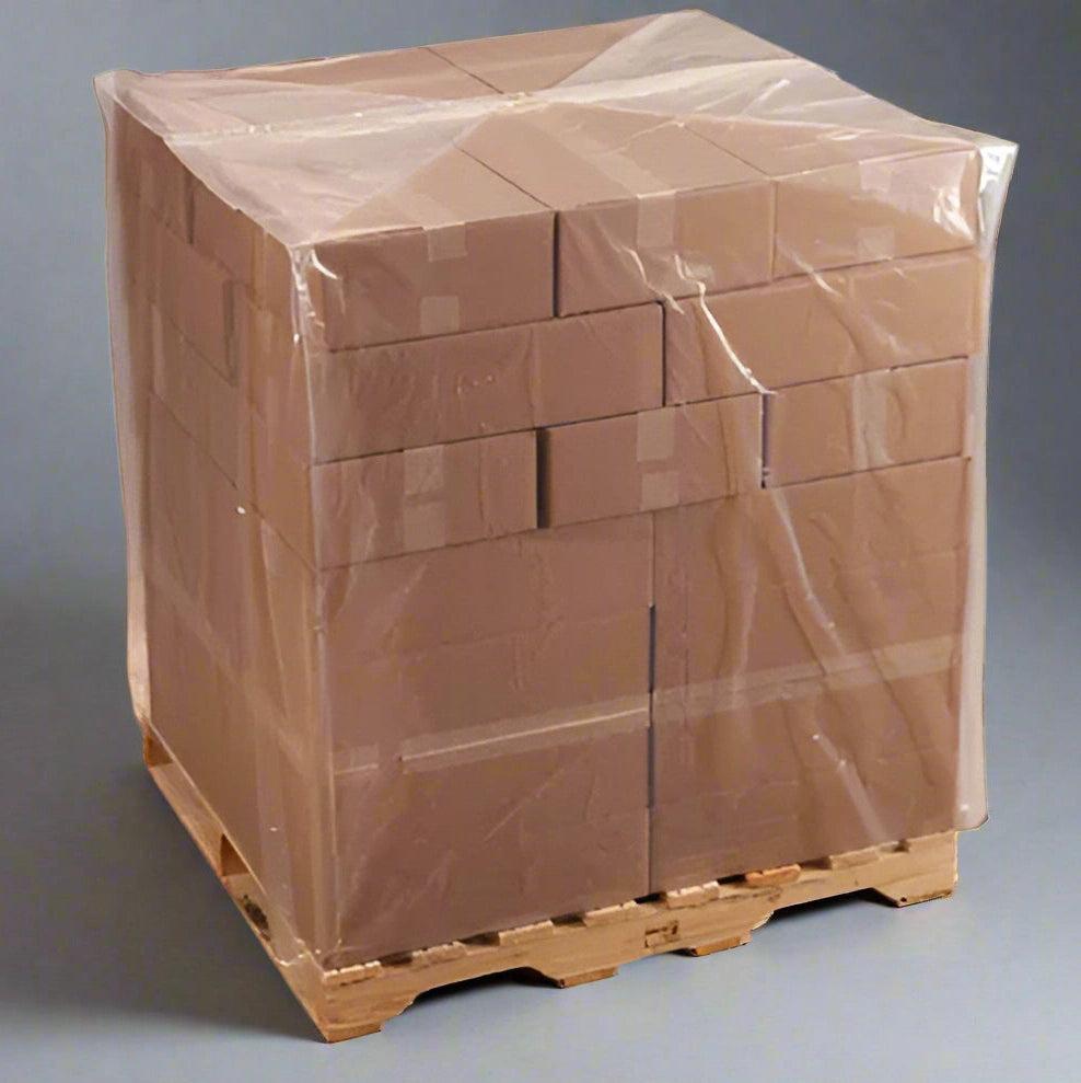 Clear LDPE Pallet Bags: 1220/1220mm x 1850mm - 75um