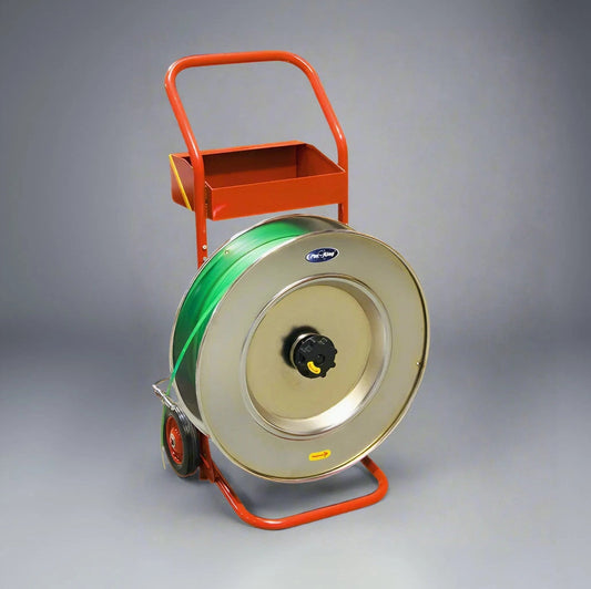 Red PET Strapping Dispenser Trolley