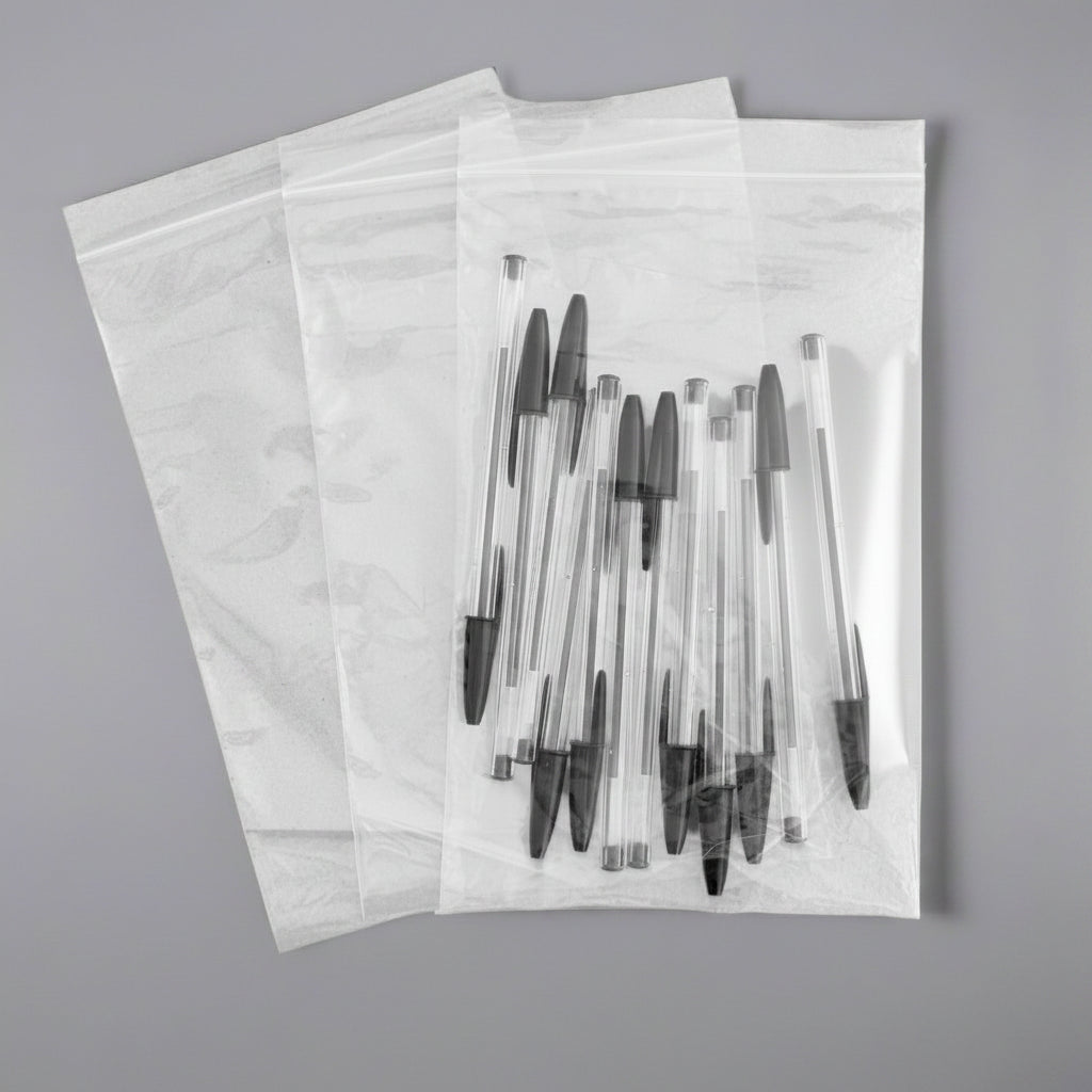 Clear resealable bag